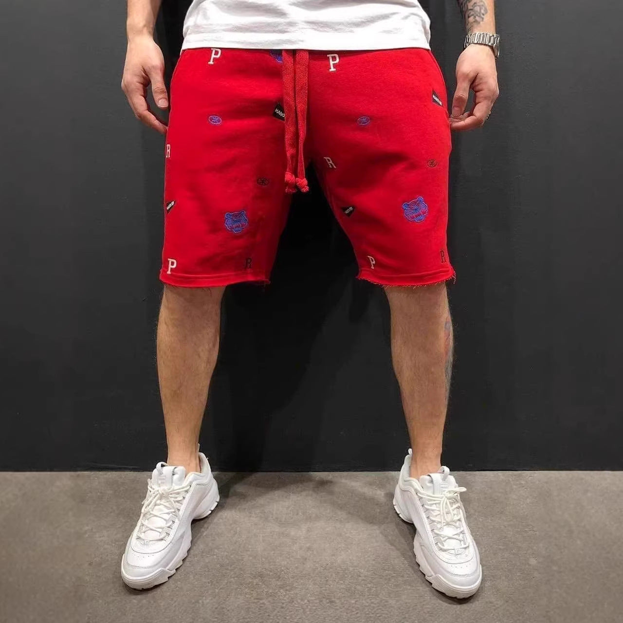 Men's Casual Cargo Shorts – Loose Fit Breathable Cotton Blend, Sizes M–3XL