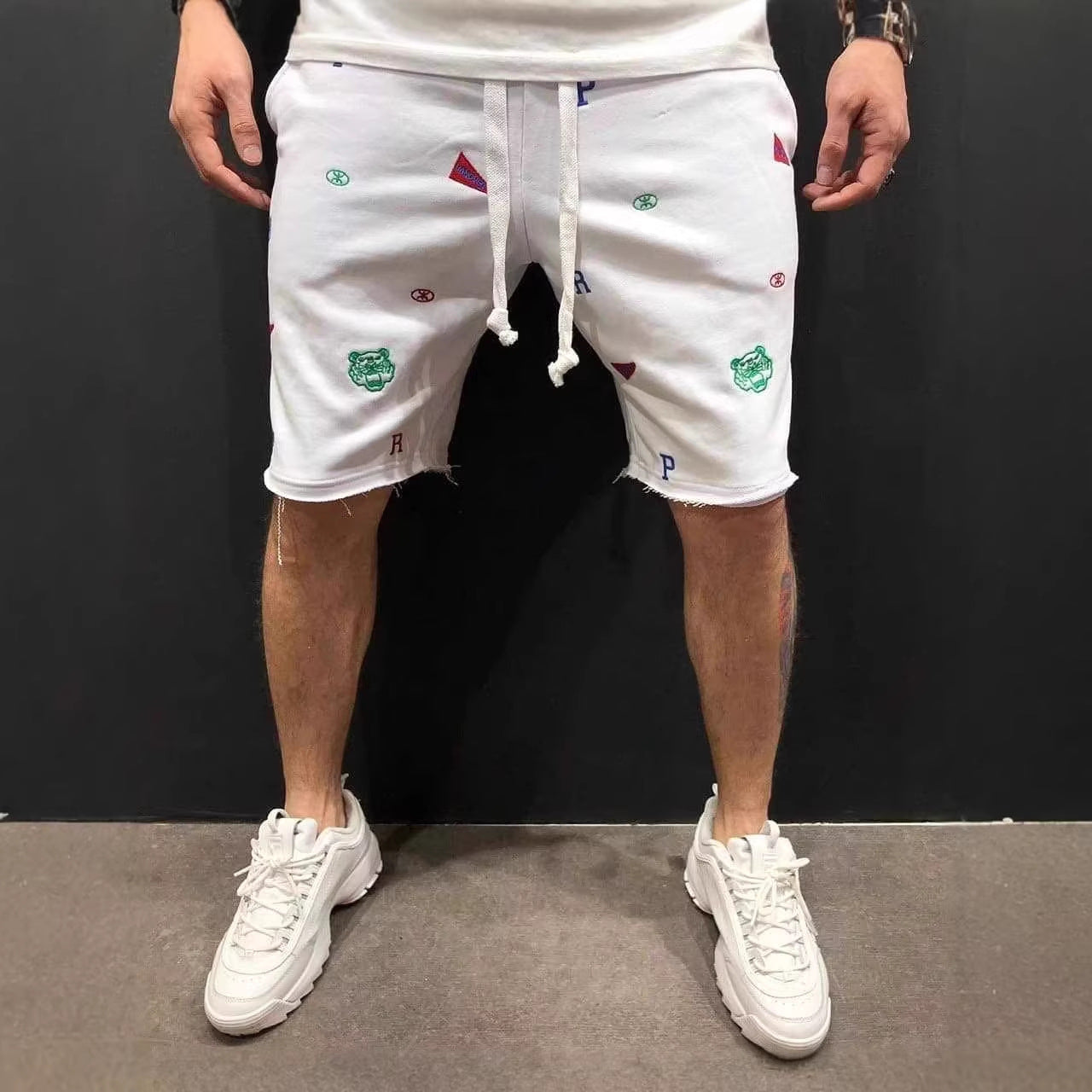 Men's Casual Cargo Shorts – Loose Fit Breathable Cotton Blend, Sizes M–3XL