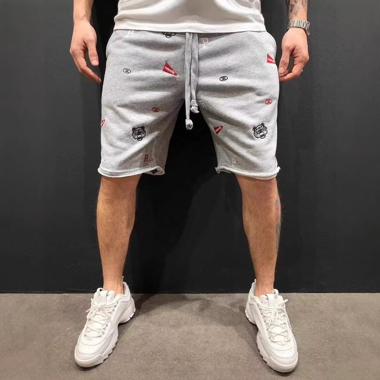 Men's Casual Cargo Shorts – Loose Fit Breathable Cotton Blend, Sizes M–3XL