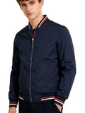 Men's Baseball Collar Zip Jacket – Sporty Fitted Bomber, Sizes M–5XL