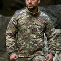 Men's Lightweight Hooded Padded Jacket – Waterproof Windproof Winter Hiking Parka