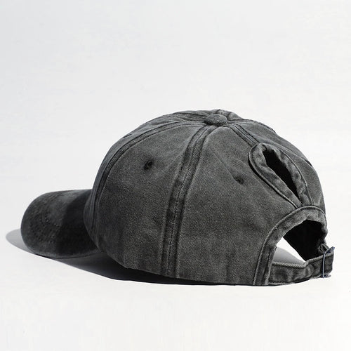 Curved Brim Snapback Hat for Women Outdoor Sports Sun Hat