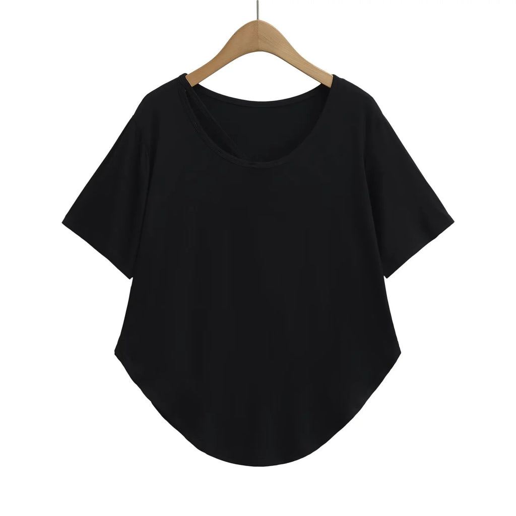 Women's Loose Irregular Sun Protection Top – Lightweight Sleeveless, Sizes S–M