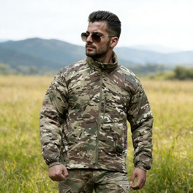 Men's Lightweight Hooded Padded Jacket – Waterproof Windproof Winter Hiking Parka